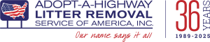 Adopt-A-Highway Litter Removal Service of America, Inc. in business for 36 years