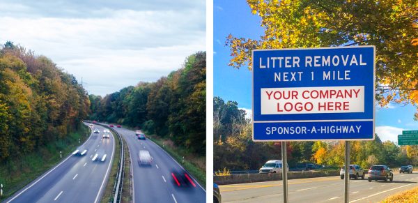 Falling Leaves, Cleaner HIGHWAYS — Make This Season Count. Sponsor A Highway Today!